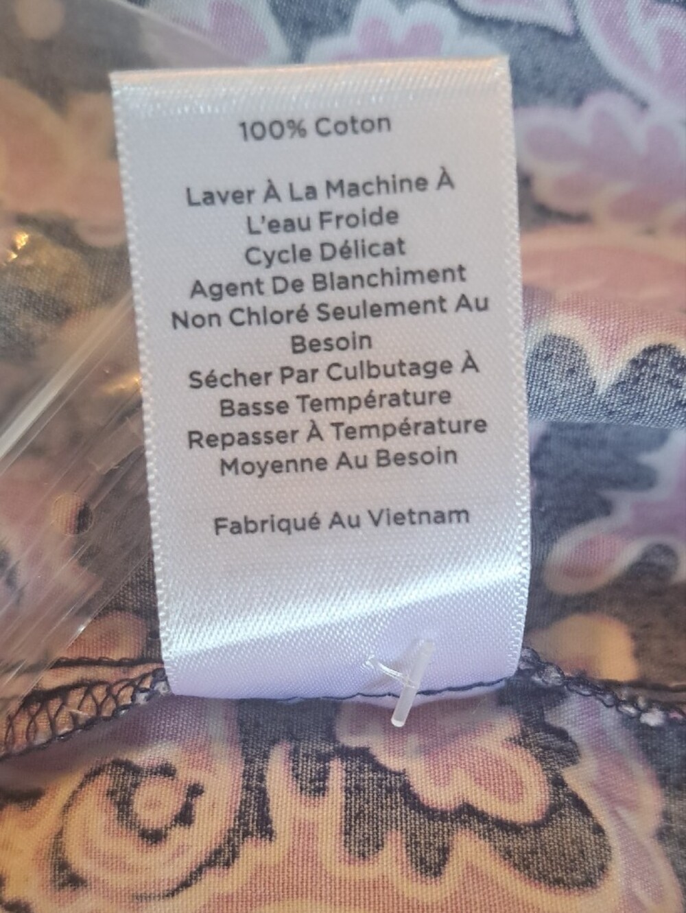 Talbots Size 16P Lavendar & Navy Sleeveless Fit & Flare Printed Midi Dress - Picture 7 of 10